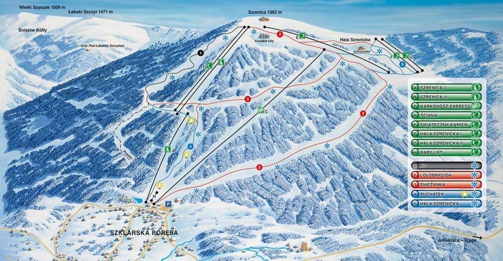 Sudety Hut Lägenhet Podgórzyn Exteriör bild